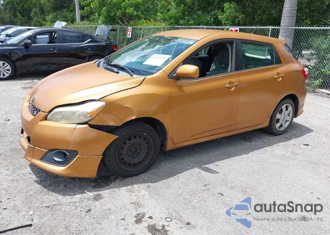 2009 Toyota Matrix S z USA, uszkodzony, nr VIN 2T1KE40E79C012324